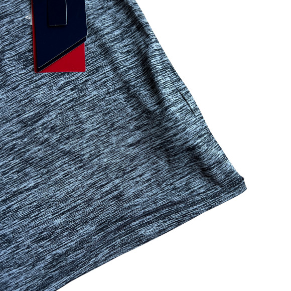 Reebok Black Heather Vector Throwback Tee Shirt NEW Size Medium - Picture 5 of 6